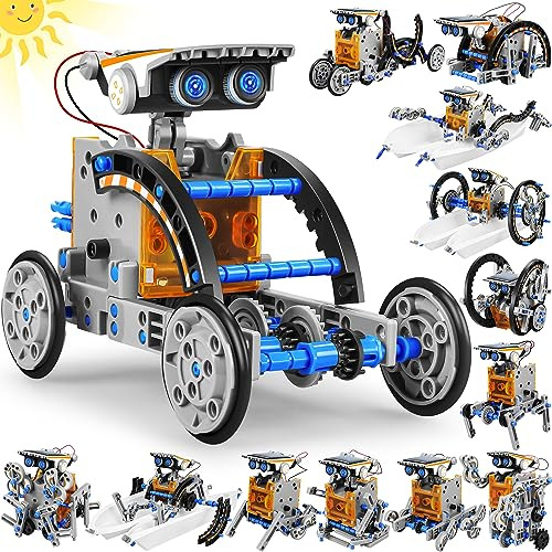 Stem 13-in-1 Education Solar Power Robots Toys For Boys...