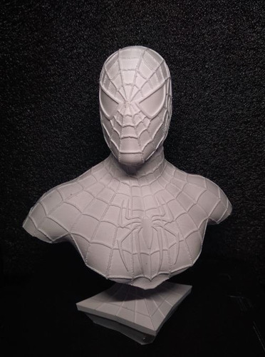 Conjunto De Bustos 3 Versões Do Homem Aranha - 10 Cm