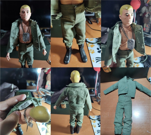 Gi Joe Vintage 1998 Us Infantry Action Soldier Footlocker (Usado)