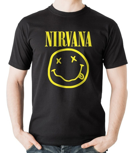 Playera Nirvana De Algodón Para Caballero / Dama