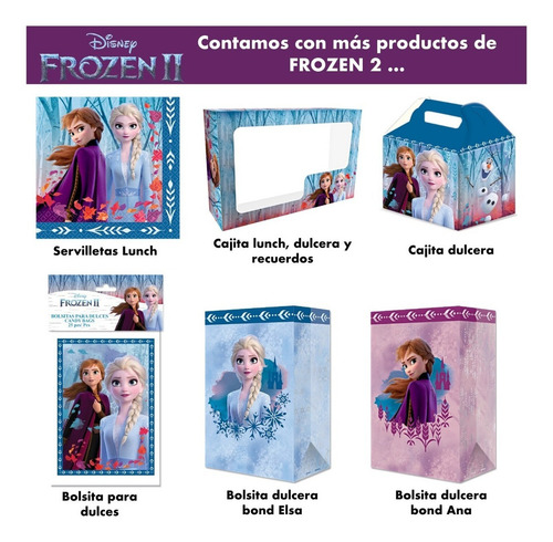 Mantel De Plastico Rectangular Frozen 2 Color Diseño Frozen2