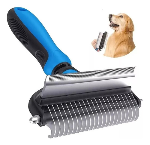 J Peine For Perros Husky, Cepillo For Perros 2 En 1