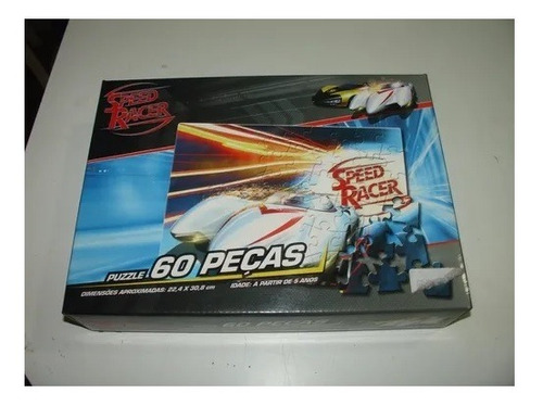 Quebra Cabeça Puzzle Speed Racer 60 Pçs 02189 Grow