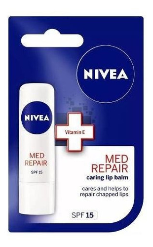 Protector Labial Nivea Med Repair Labios Resecos