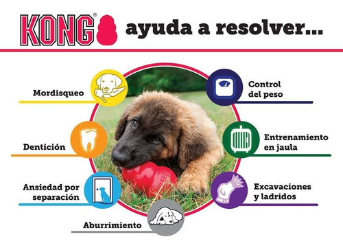 Imagen 6 de 10 de Kong Extreme Goodie Bone Medium Juguete Perro Forma De Hueso