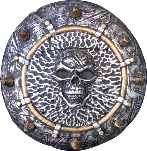 Escudo De Gladiador Skull Shield  Medieval Cosplay Guerreo