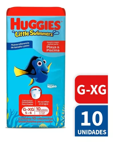 Huggies Pañal Para El Agua Little Swimmers G / Xg 14 A 20 Kg