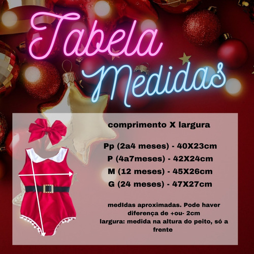 Imagem 6 de 8 de Body Bebê Natal Mamãe Noel Foto Baby