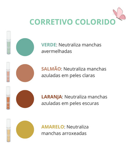 Corretivo Vizzela Liquido Acabamento Aveludado Escolha A Cor