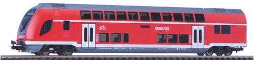 Vagon De Doble Piso Con Cabina De Db Regiobahn, Piko 58805