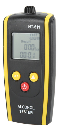 Medidor De Aliento Alcohol Ht-611, Pantalla Lcd De Alta Reso