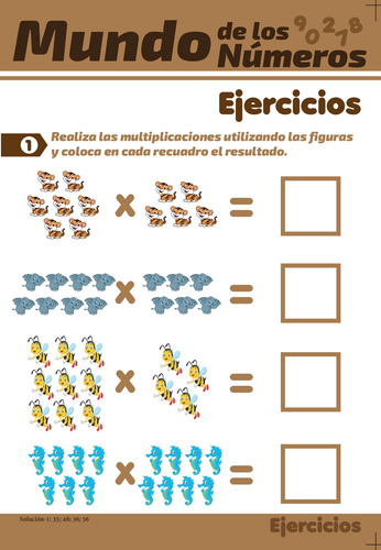 Cartilla Sopena El Mundo Dlos Números Multiplica 25 Unidades