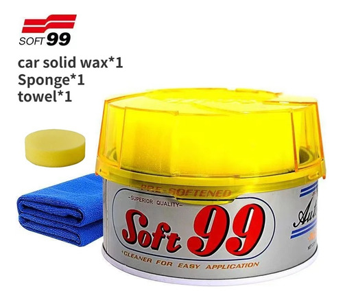 Polimento Multifuncional De Cera Sólida Para Carros Soft99 J