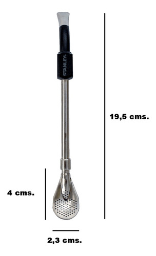 Imagen 2 de 6 de Bombilla Stanley 100% Original Acero Inoxidable