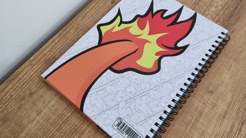 Imagem 3 de 10 de Caderno Personalizado Pokémon 96 Folhas Com 151 Adesivos