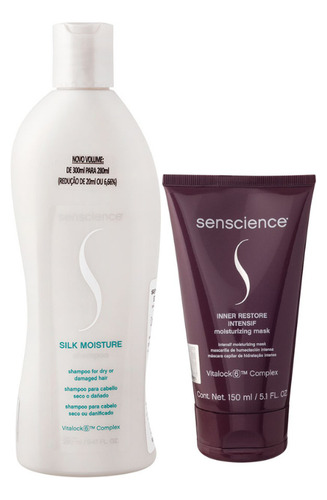 Senscience Silk Moisture Sh 280ml + Másc Inner Restore 150ml