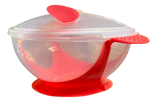 Plato Hondo Con Cuchara Bowl Para Bebé Antideslizante