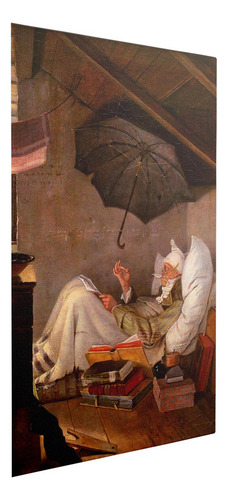 Lienzo El Poeta Pobre - Carl Spitzweg 100x150