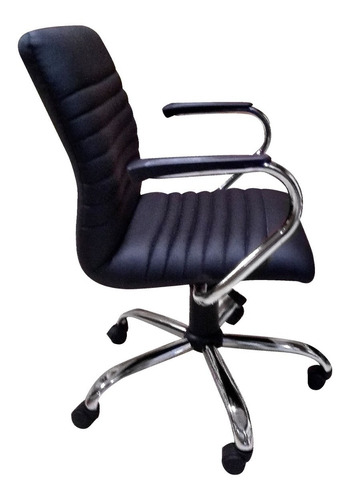 Imagen 4 de 10 de Sillón Oficina Pc Escritorio Brazos Cromados Envio Gratis