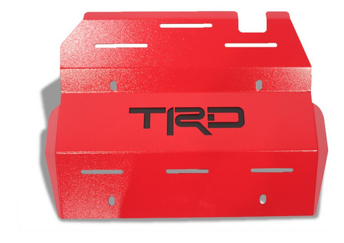 Imagem 2 de 6 de Protetor De Cárter Hilux Escrita Trd Vermelho 2013