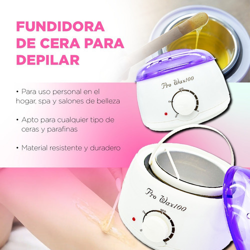 Fundidor De Cera Para Depilación Profesional Belleza Y Spa