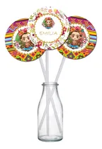 Comprar Plancha Círculos Topper Candy Bar Personalizado Imprimible