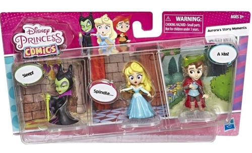 Set De 3 Figuras Disney Princess Comics  Cenicienta Hasbro 