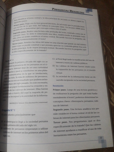 Imagen 7 de 10 de Libro Compendio Razonamiento Verbal Lumbreras