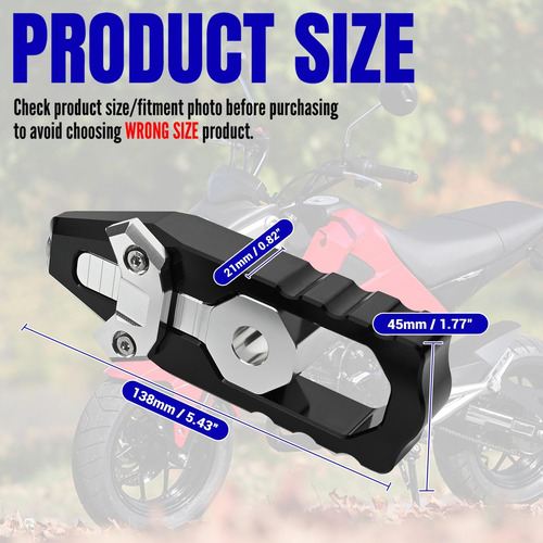 Ajustadores De Cadena Canitu Para Honda Grom 125 2014-2021