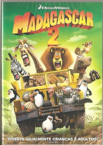 Dvd Madagascar 2 - Desenho Animacao Dreamworks