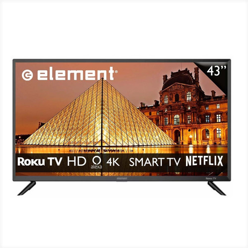 Pantalla Smart Tv Element 43 Led 4k 60hz Uhd Roku E4aa43r