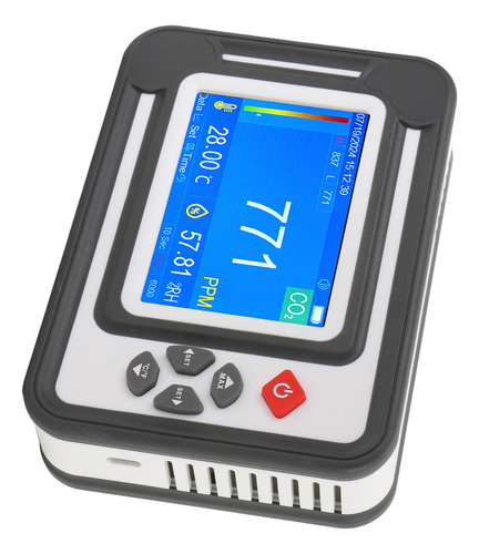 Probador De Calidad Del Aire, Detector De Co2, Temperatura D