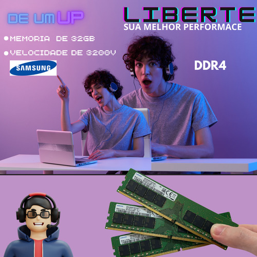 Memória Servidor E Kit Xeon 32gb Samsung 3200mhz Server Dell