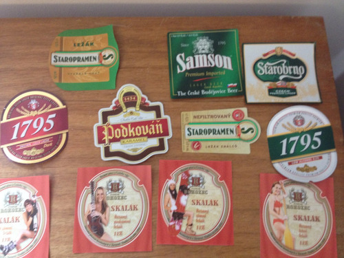Coleccion Etiquetas Cervezas Republica Checa -23- Nuevas