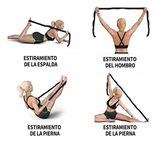A Bandas Resistencia Tela Ligas Flexibilidad Piernas