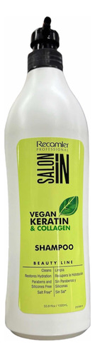 Shampoo Vegan Keratin Salón In Recamier - mL a $35