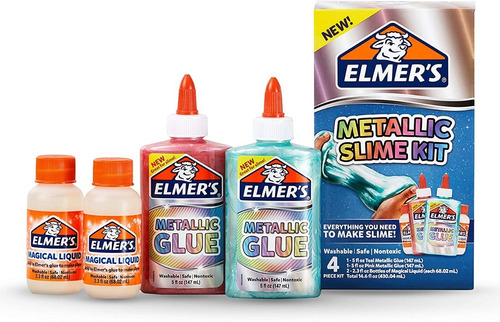 Elmers Kit De Slime Metálico. Set Para Hacer Slime Metálico