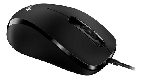 Mouse Genius Óptico, Preto, Cabo Usb