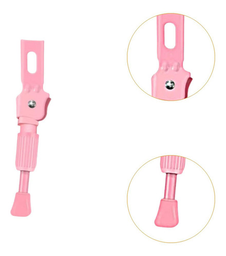 2 Soporte De Bicicleta Infantil, Base De Rosa 12 Pulgadas