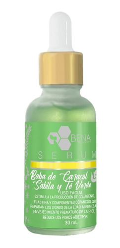 Serum Facial Baba De Caracol Sabila Y Te Verde Bena