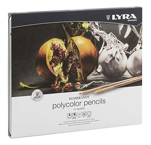 Lapices De Colores Lyra Rembrandt Polycolor Set De 24 Color