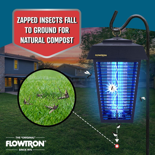 Flowtron Bk-80d - Asesino Electrónico De Insectos (80 W, Cob