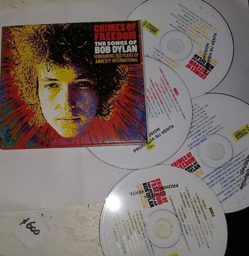 Bob Dylan Chimes Of Freedom 4 Cd's Promo Argentino Kktus