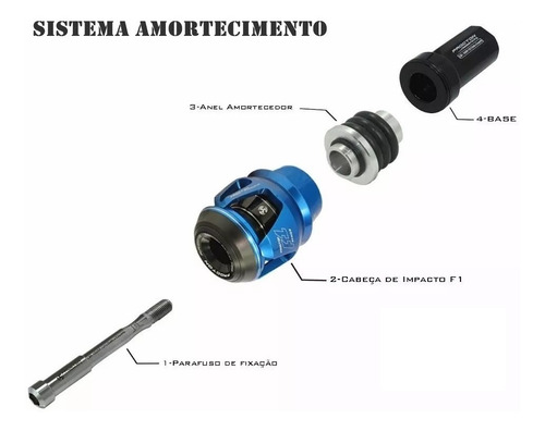 Kit Slider F1 Procton Racing Kawasaki Z900 Z 900 - 12 Pçs