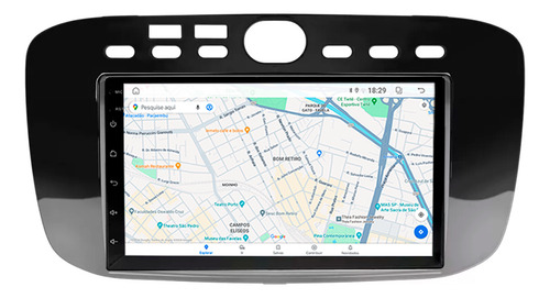 Multimídia Punto 13/17 Qled 7p Android Carplay 2gb 64gb Adak