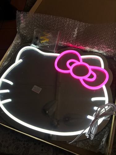 Espejo Led Hello Kitty