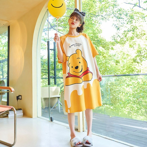 Pooh Bear, Pikachu Pijamas, Camisones De Mujer