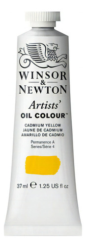 Tinta a óleo Winsor & Newton Artist 37 ml S-4 cor para escolher a cor 37 ml amarela Cadm S-4 No 108