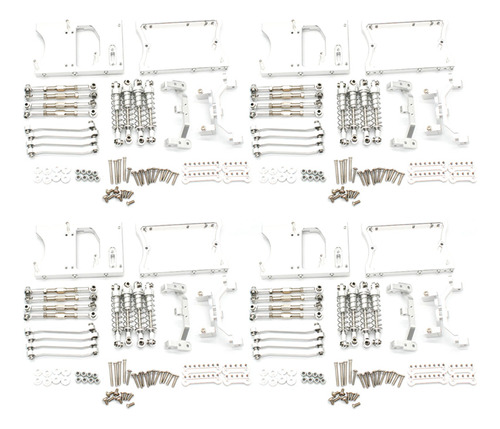 Juego De 4 Varillas De Tracción Con Chasis De Metal, Servo,