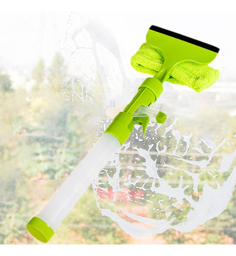 Limpiador De Ventanas Profesional Para Baño Exterior Verde